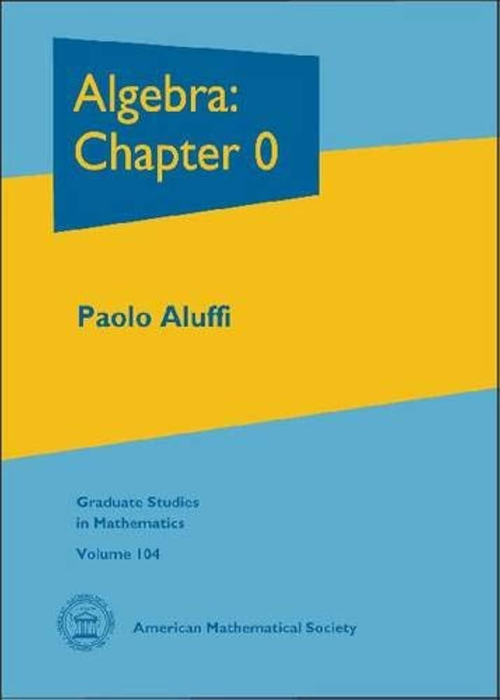 Cover of Algebra Chapter 0